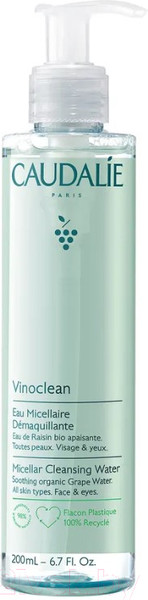 Изображение товара Мицеллярная вода Caudalie Vinoclean Eau Miccelaire Demaquillante (200мл)