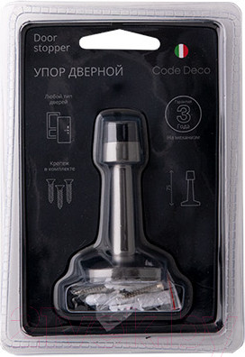 Изображение товара Ограничитель дверной Code Deco DS-0018-GRF