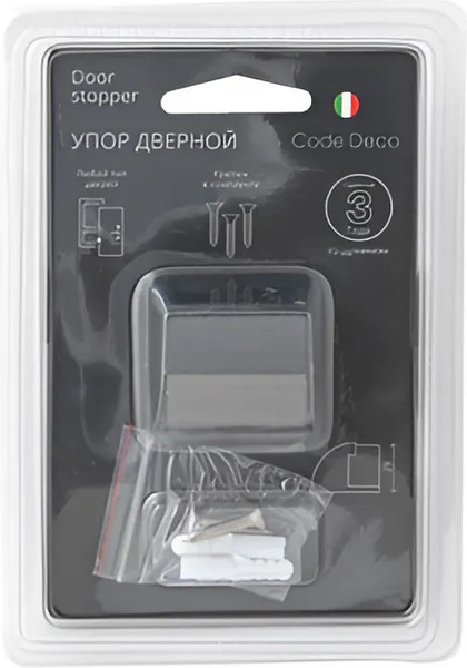 Изображение товара Ограничитель дверной Code Deco DS-0020-GRF