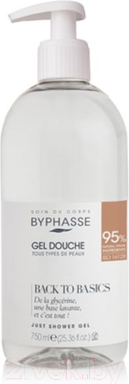Изображение товара Гель для душа Byphasse Back To Basics Для всех типов кожи (750мл)
