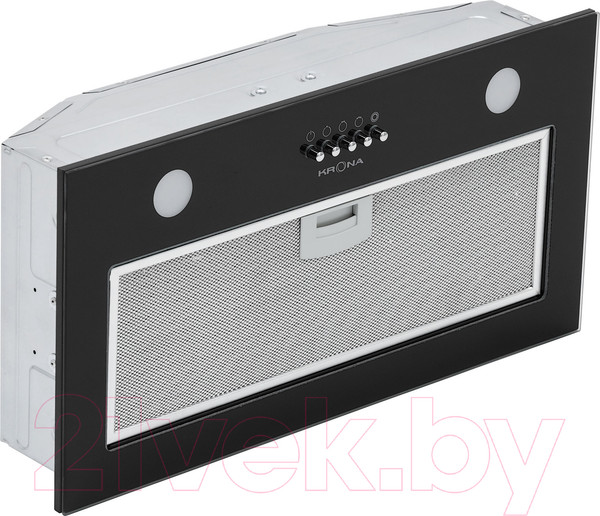 Изображение товара Вытяжка скрытая Krona Elisa 600 Glass PB / КА-00005279 (черный)