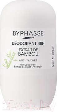 Изображение товара Дезодорант шариковый Byphasse Bamboo Extract 48H С экстрактом бамбука (50мл)