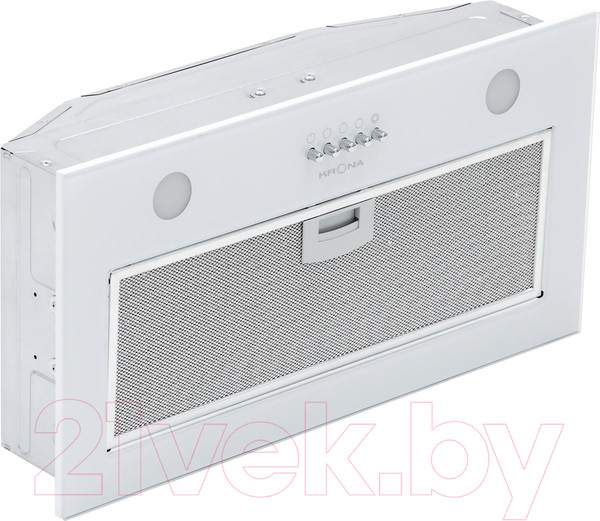 Изображение товара Вытяжка скрытая Krona Elisa 600 Glass PB / КА-00005281 (белый)