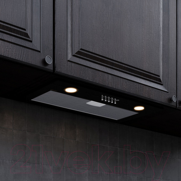 Изображение товара Вытяжка скрытая Krona Kate 600 Glass PB K / КА-00005278 (черный)
