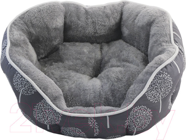 Изображение товара Лежанка для животных Gamma Сказочный лес / 31931042 (S, серый)