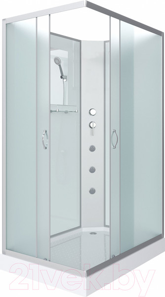 Изображение товара Душевая кабина Niagara NG-43975-14QBKG 90x70x215 (матовое стекло)