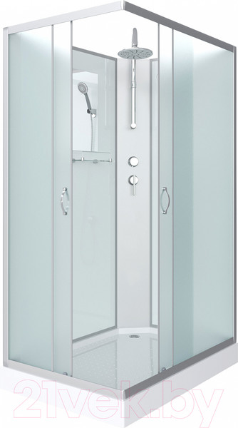 Изображение товара Душевая кабина Niagara NG-43975-14QBKT 90x70x215 (матовое стекло)