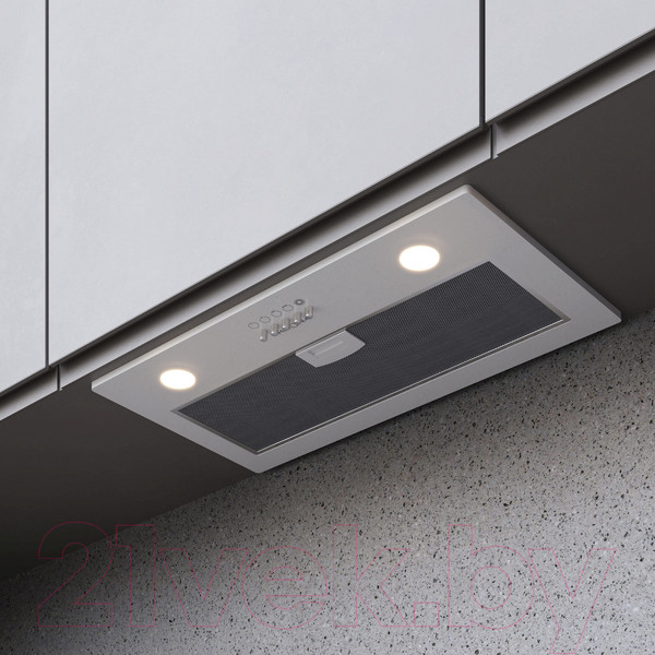 Изображение товара Вытяжка скрытая Krona Luisa 600 Glass PB / КА-00004385 (белый)