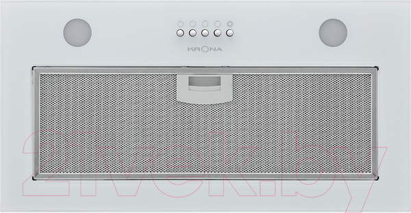 Изображение товара Вытяжка скрытая Krona Luisa 600 Glass PB / КА-00004385 (белый)