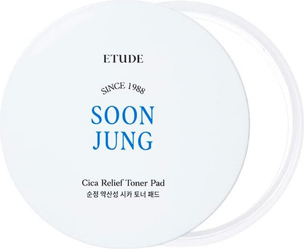 Изображение товара Пэд для лица Etude House Soon Jung Cica Toner Pad (130мл)