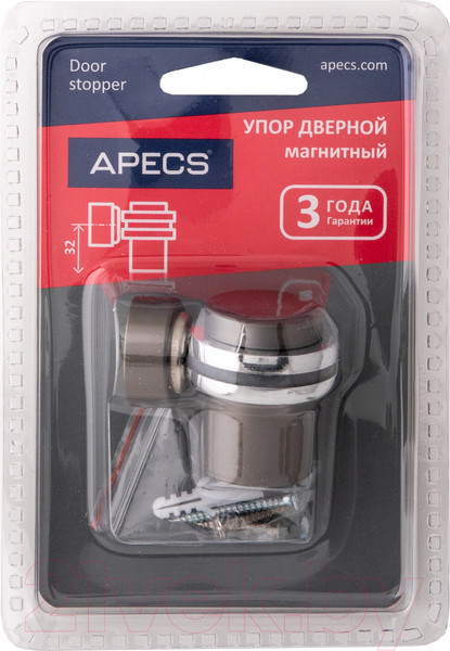 Изображение товара Ограничитель дверной Apecs DS-2762-M-GRF