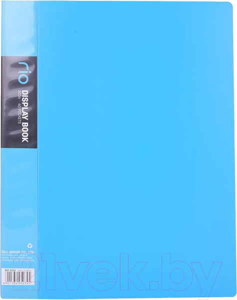 Изображение товара Папка для бумаг Deli 5034 (голубой)