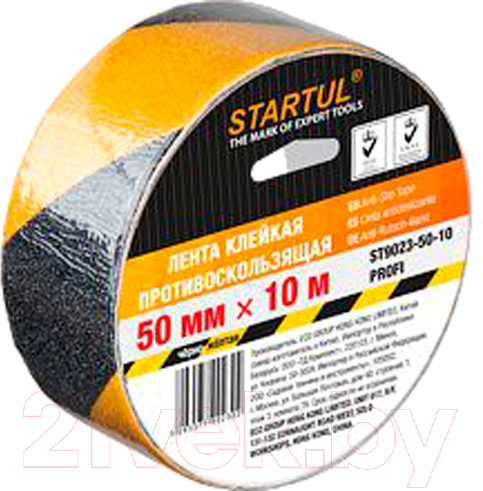 Изображение товара Скотч противоскользящий Startul ST9023-50-10 (черно-желтый)