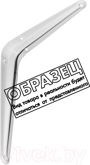 Изображение товара Кронштейн крепежный ЕКТ 125x150мм Стальной С ребром жесткости / CV501867 (черный)