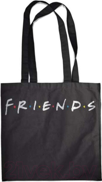 Изображение товара Сумка-шоппер Эксмо Friends / 9785041188122 (черный)