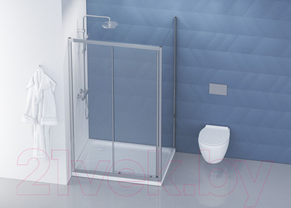 Изображение товара Душевой уголок BelBagno DUE-AH-1-120/90-C-CR