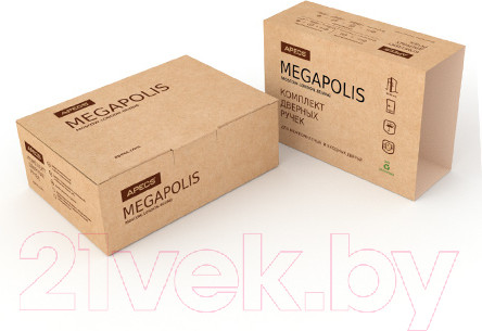 Изображение товара Ручка дверная Apecs H-0892-A-GM/G (Spindle 105) (B2B)