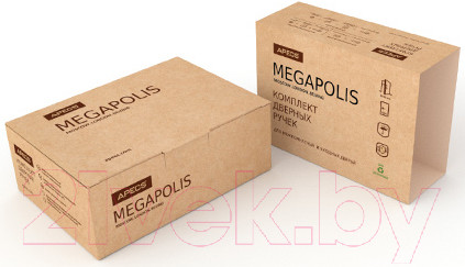 Изображение товара Ручка дверная Apecs Megapolis Seoul H-0826-A-GM/G