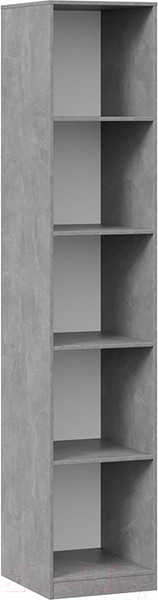 Изображение товара Шкаф-пенал ТриЯ Хилтон для белья (ателье светлый/белый матовый)