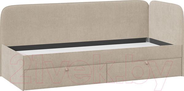 Изображение товара Кровать-тахта ТриЯ Молли 900 тип 1 (микровелюр Scandi Cream 03)