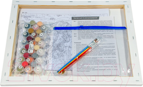 Изображение товара Картина по номерам БЕЛОСНЕЖКА Красное вино / 531-AS