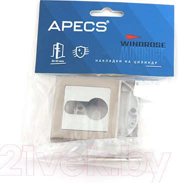Изображение товара Накладка на цилиндр Apecs Windrose DP-C-18-NIS