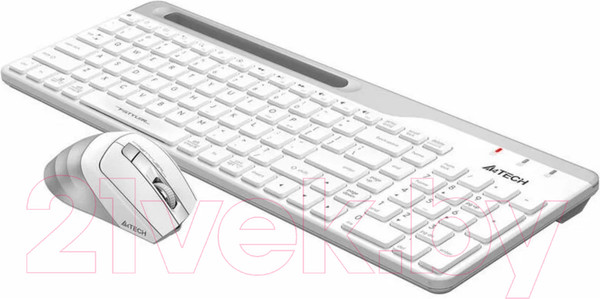 Изображение товара Комплект клавиатура и мышь A4Tech Wireless Desktop Fstyler FB2535C (Icy White)