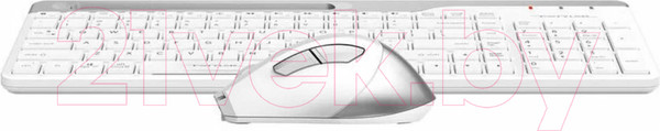 Изображение товара Комплект клавиатура и мышь A4Tech Wireless Desktop Fstyler FB2535C (Icy White)