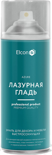 Изображение товара Эмаль Elcon Быстросохнущая для декора и мебели (520мл, лазурная гладь)
