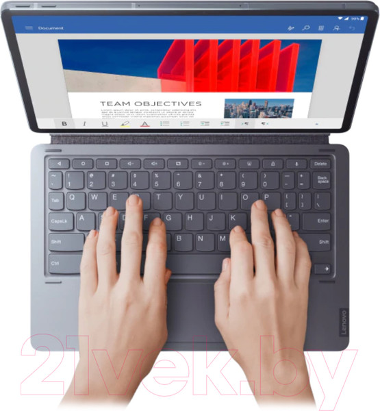 Изображение товара Планшет Lenovo Tab P11 Pro 128GB LTE / TB-J706F (платиновый серый)