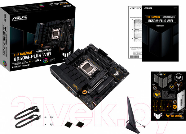 Изображение товара Материнская плата Asus TUF Gaming B650M-Plus WiFi