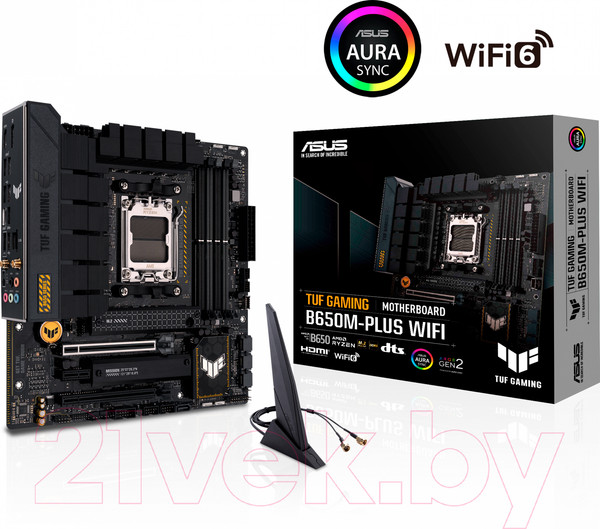 Изображение товара Материнская плата Asus TUF Gaming B650M-Plus WiFi