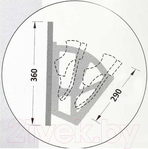 Изображение товара Тумба для обуви Горизонт Мебель Домино XXL (золотой крафт/белый)