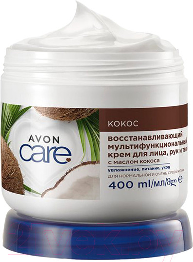 Изображение товара Крем для лица Avon Care Кокос New / 1485876 (400мл)