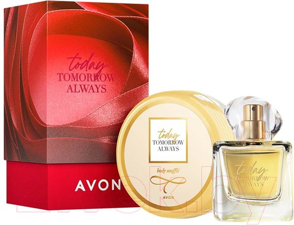 Изображение товара Парфюмерный набор Avon Today Парфюмерная вода 50мл+Крем для тела 150мл