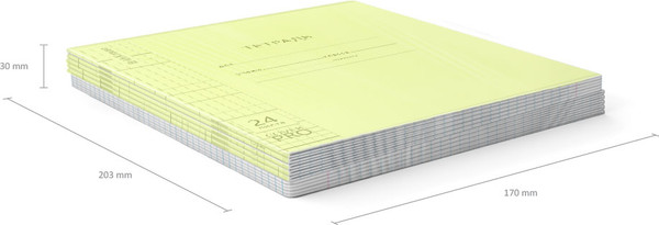 Изображение товара Тетрадь Erich Krause Классика. CoverPrо Neon / 56380 (24л, зеленый)