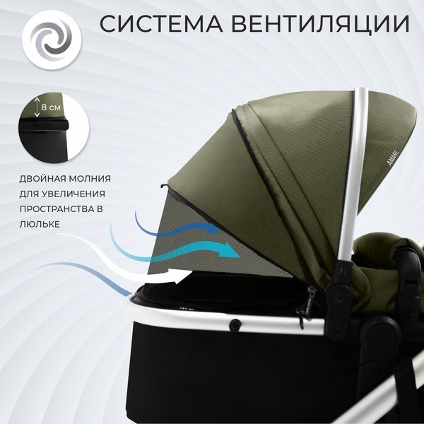 Изображение товара Детская универсальная коляска Sweet Baby Amare 2 в 1 (Olive)