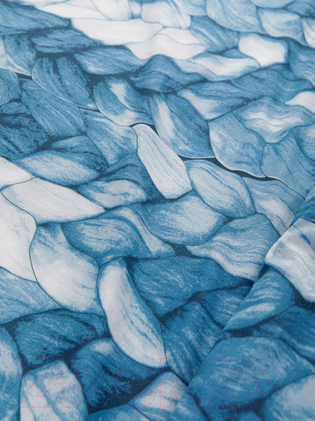 Изображение товара Комплект постельного белья Ночь нежна Вязка Стандарт 2сп Евро / 70868-1+70682-2 (70x70)