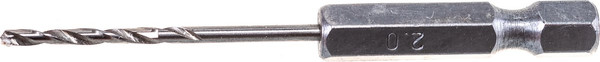 Изображение товара Сверло FIT HSS титановое покрытие в блистере 2мм / 34020