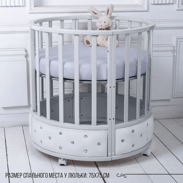 Изображение товара Детская кровать-трансформер Sweet Baby Cappellini Bianco 7 в 1 (белый)