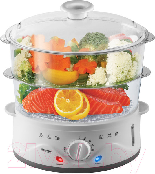 Изображение товара Пароварка стационарная Endever Vita-176 (белый)