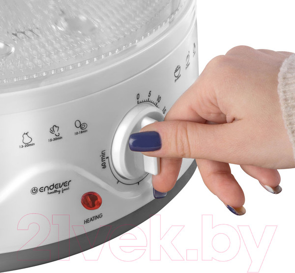 Изображение товара Пароварка стационарная Endever Vita-176 (белый)