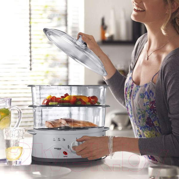 Изображение товара Пароварка стационарная Endever Vita-176 (белый)