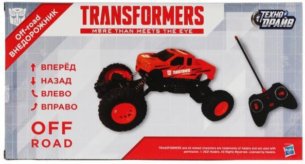 Изображение товара Радиоуправляемая игрушка Технодрайв Джип Бигфут Трансформеры / 2007F108-R