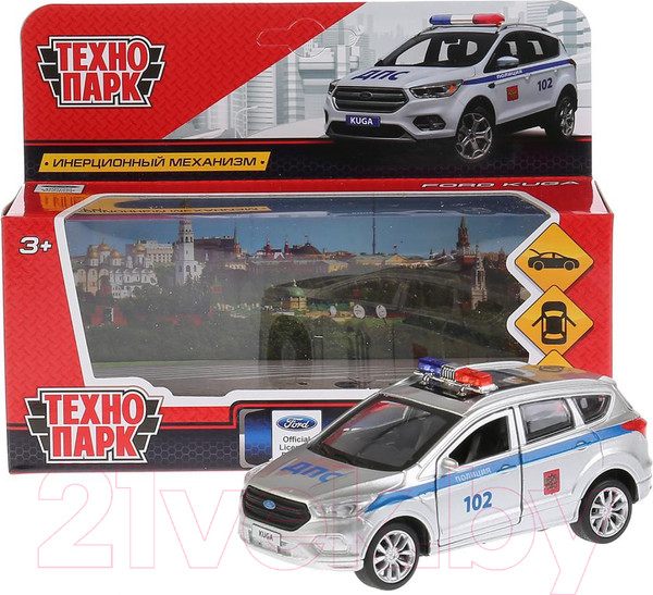 Изображение товара Автомобиль игрушечный Технопарк Ford Kuga Полиция / KUGA-P