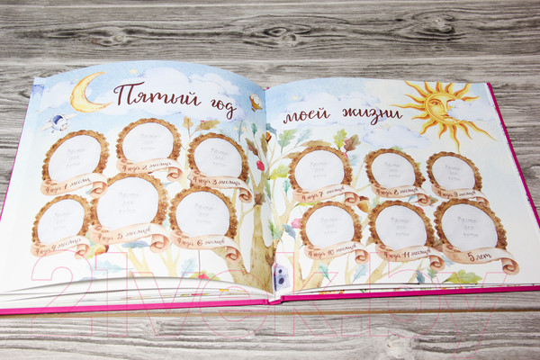 Изображение товара Альбом малыша АСТ Первый в жизни альбом. Как я расту от 0 до 5 лет / 9785171113803
