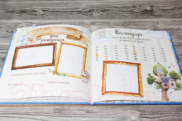 Изображение товара Альбом малыша АСТ Первый в жизни альбом. Как я расту от 0 до 5 лет / 9785171113827