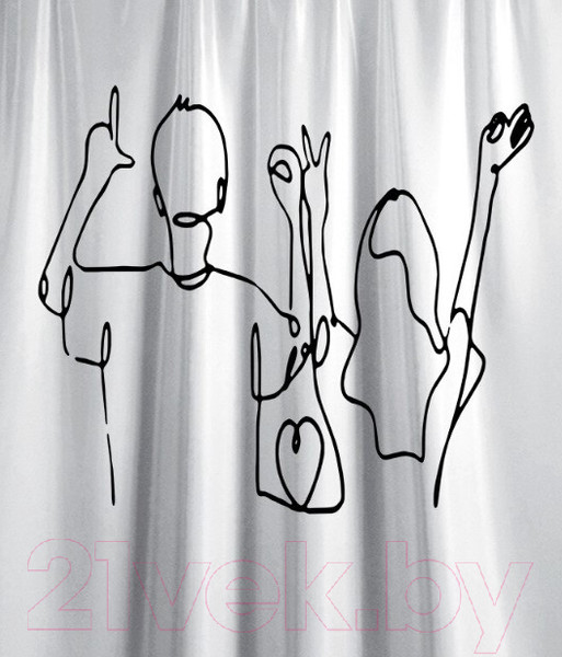 Изображение товара Шторка-занавеска для ванны MONAMI RM033115