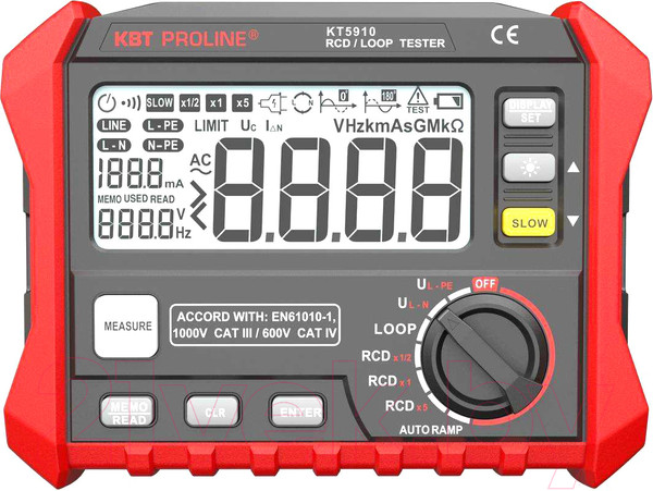 Изображение товара Тестер сопротивления изоляции КВТ Proline KT 5910 / 87241