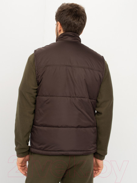 Изображение товара Жилет для охоты и рыбалки Huntsman Беркут Дюспо коричневый (р-р 52-54/182)